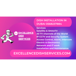 Satellite Dish Antenna Installation Dubai  +971568237884
