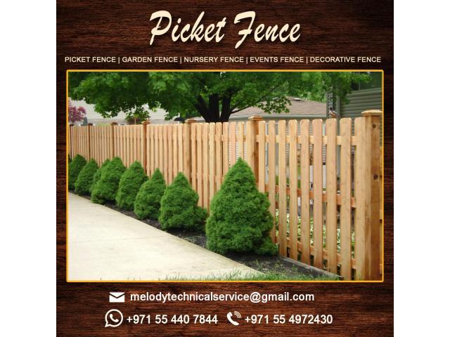 Wooden Fence in Dubai | Picket Fence in UAE | Garden Fencing Suppliers Dubai - 4