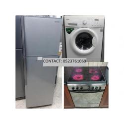 Hitachi Fridge washing machine LG 7kg electric cooker 60by60cm for sale