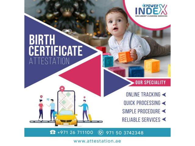 Birth Certificate Attestation - 1