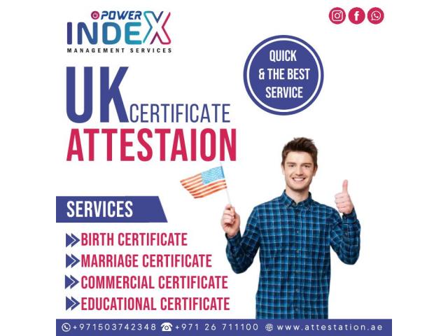 UK Certificate Attestation in Abu Dhabi - 1