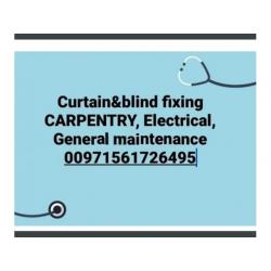 Curtainblind fixing carpentry electrical General maintenanc