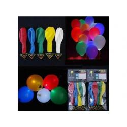 Party balloons with LEDs AED