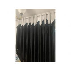 Elegant Blackout Curtains with rod