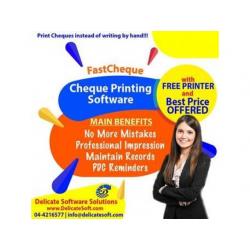 Cheque Printing Software In Dubai