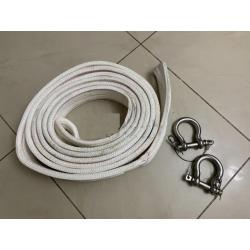 4X4 Heavy Duty Tow Rope Strap with 2 Shackles