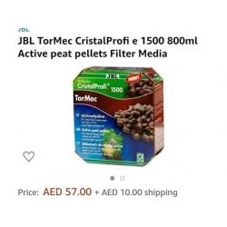 JBL TORMEC active peat pellets, 1300 ml