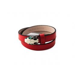 Bvlgari leather bracelet