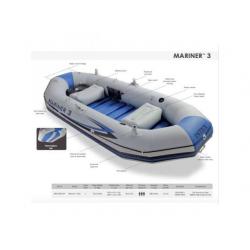 Intex 68373 Mariner 3 Inflatable Boat Professional