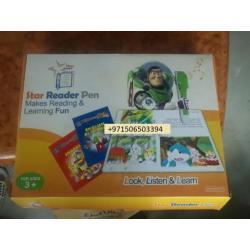 Pen Reader for Kids, with 12 learning English books