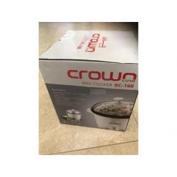Crown Rice Cooker - RC - 168, not used, in packing